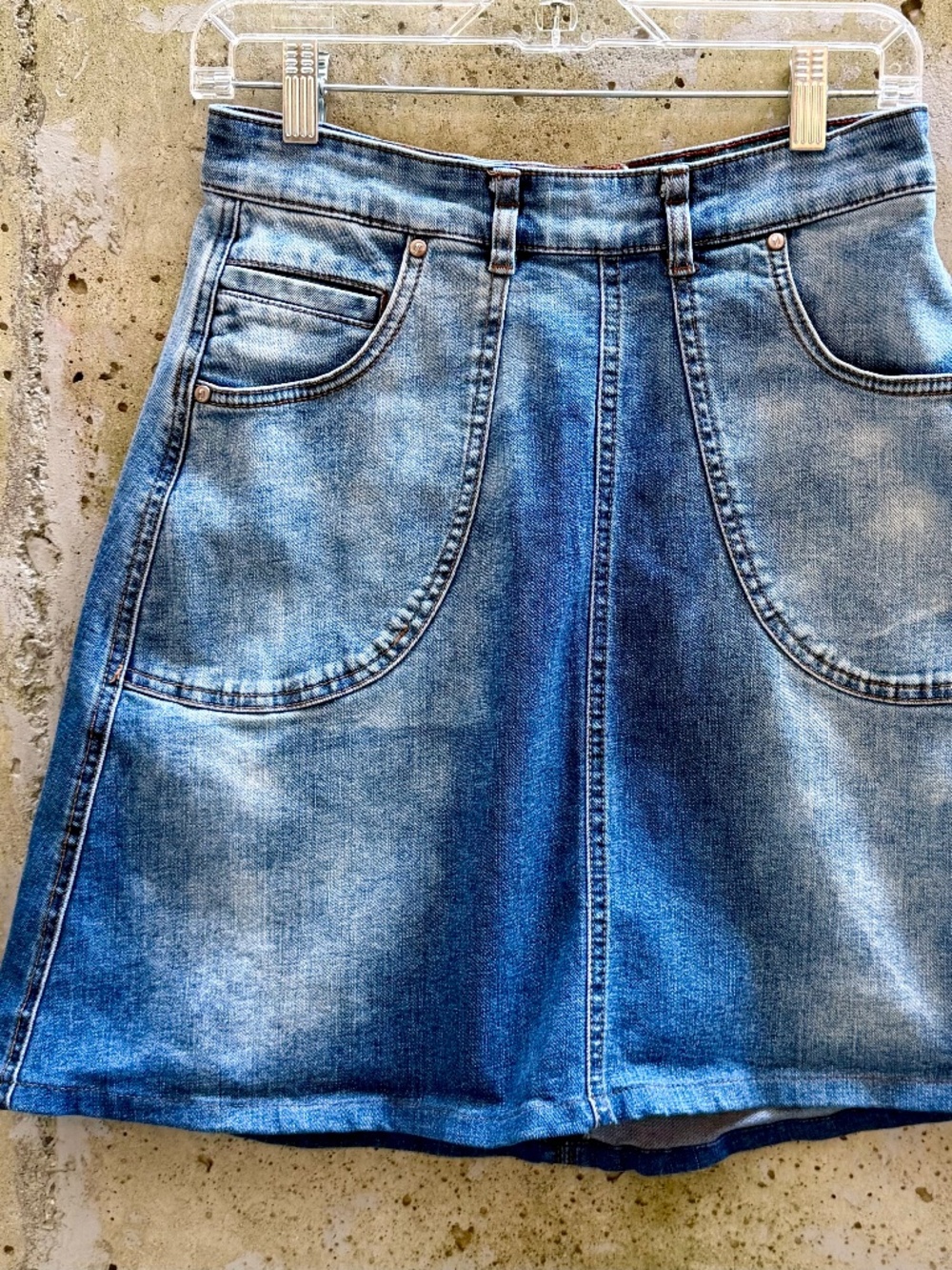 Anthropologie / Pilcro Denim A-line Mini Skirt, Size 2